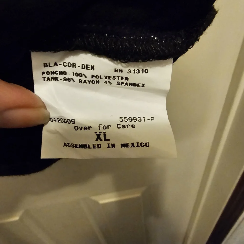 AB Studio Poncho Top - XL - Picture 4 of 5